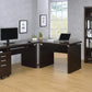 Skylar 3-drawer Mobile File Cabinet Cappuccino