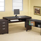 Skeena 3-drawer Mobile Storage Cabinet Cappuccino