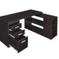 Yvette L-shape Office Desk