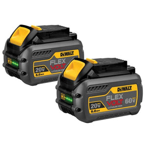 DEWALT DCB606 FLEXVOLT® 20/60V MAX* BATTERY PACK 6.0AH (2 pk.)