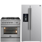 Forno Appliance Package - 30" Gas Range with Griddle and 36" Refrigerator with Ice Maker, FBDL-020-03-CAUS