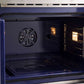 FORNO Gallico 30" 3.58 cu. ft. French Door Electric Wall Oven with Telescopic Racks, Air Fry, Self-Clean and Sous Vide, FBOEL1371-30