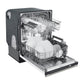 FORNO Espresso Pozzo 24" Built-In Dishwasher in White with Antique Brass Handles, FDWBI8067-24WHT