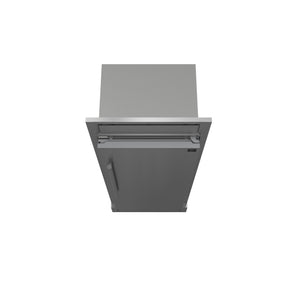 FORNO Maderno 28" 13.6 cu. ft. Right Swing Convertible Refrigerator/ Freezer with Modern Trim Kit, FFFFD1722-32RS