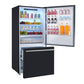 Forno Espresso Package - 30" Electric Range and Refrigerator in Black with Antique Brass Handles, FBDL-003-02US