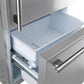 FORNO Espresso Milano 31" 17.2 cu. ft. Refrigerator and Bottom Freezer in Stainless Steel with Silver Handles, FFFFD1785-31S