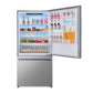 FORNO Espresso Milano 31" 17.2 cu. ft. Refrigerator and Bottom Freezer in Stainless Steel with Silver Handles, FFFFD1785-31S