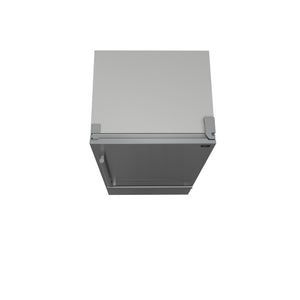 FORNO Espresso Milano 31" 17.2 cu. ft. Refrigerator and Bottom Freezer in Stainless Steel with Silver Handles, FFFFD1785-31S
