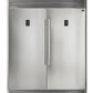 Forno Appliance Package - 30" Dual Fuel Range, 30" Range Hood, 60" Refrigerator, AP-FFSGS6125-30-W-4