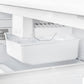 FORNO Espresso Gallipoli 30" 17.5 Cu. Ft. Refrigerator with Ice Maker in White with Antique Brass Handles, FFFFD1974-31WHT
