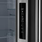 FORNO Gallipoli 35" 17.5 cu. ft. French Door Built-In Refrigerator in Stainless Steel with Ice Maker and Grill Trim Kit, FFFFD1974-35SG