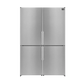 Forno Appliance Package - 48" Dual Fuel Range, 48" Range Hood, 48" Refrigerator, AP-FFSGS6156-48-10