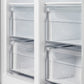 FORNO Espresso Salerno 33" 15.6 cu. ft. Refrigerator in White with Silver Handles, FFRBI1805-33WHT