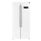 Forno Espresso Package - 30" Electric Range, Range Hood and Refrigerator in White with Silver Handles