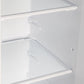 FORNO Espresso Salerno 33" 15.6 cu. ft. Refrigerator in White with Silver Handles, FFRBI1805-33WHT