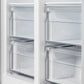 FORNO Salerno 37" 15.6 cu. ft. Side-by-Side Built-In Refrigerator in Stainless Steel and Grill Trim Kit, FFRBI1805-37SG