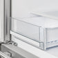 FORNO Moena 40" 19.2 cu. ft. French Door Built-In Refrigerator in Stainless Steel with Ice Maker and Modern Trim Kit, FFRBI1820-40MG