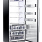 FORNO Colone 30" 14.6 cu.ft. Freestanding Refrigerator in Stainless Steel, FFRBI1821-30S