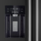 FORNO Espresso Salerno 36" 20 cu. ft. Side-By-Side Refrigerator with Water and Ice Dispenser in Black with Silver Handles