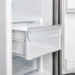 FORNO Salerno 36" 20 cu. ft. Side-by-Side Built-In Refrigerator with Water and Ice Dispenser, FFRBI1844-36SB