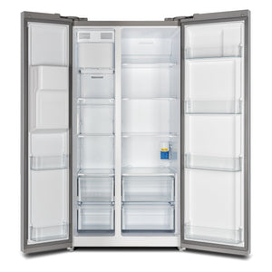 FORNO Salerno 36" 20 cu. ft. Side-by-Side Built-In Refrigerator with Water and Ice Dispenser, FFRBI1844-36SB