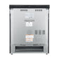 FORNO Espresso Leonardo 30" 5 cu. ft. Electric Range in Black with Silver Handles, FFSEL6012-30BLK