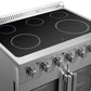 FORNO Galiano 36" 5.36 cu. ft. Freestanding Electric Range with French Door in Stainless Steel, FFSEL6917-36