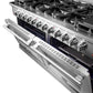 FORNO Massimo 60″ 8.64 cu. ft. Freestanding Gas Range with 10 Burners, FFSGS6239-60