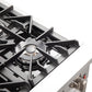FORNO Galiano 36" 5.36 cu. ft. Gas Range with 6 Italian Burners in Stainless Steel, FFSGS6244-36