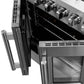 FORNO Galiano 30" 4.32 cu. ft. Dual Fuel Range with French Door in Stainless Steel, FFSGS6356-30