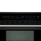 FORNO Espresso Oliena 30" 1.6 cu. ft. Built-In Microwave Oven in Black with Silver Handles, FMWDR3093-30BLK