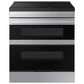 Samsung NSI6DG9550SR Bespoke Smart Slide-In Induction Range 6.3 cu. ft. with Flex Duo™ & Ambient Edge Lighting™ in Stainless Steel
