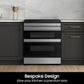 Samsung NSI6DG9550SR Bespoke Smart Slide-In Induction Range 6.3 cu. ft. with Flex Duo™ & Ambient Edge Lighting™ in Stainless Steel