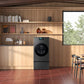 Samsung WE702NZ Bespoke AI Laundry Combo™ Pedestal with Storage Drawer in Dark Steel