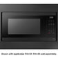 Samsung MS19DG8500MT 1.9 cu. ft. Countertop Microwave with Sensor Cooking in Matte Black Stainless Steel