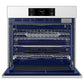 Samsung NV51CB700S12AA Bespoke 30" White Glass Single Wall Oven with AI Pro Cooking™ Camera