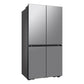 Samsung RF23DB9600QL Bespoke Counter Depth 4-Door Flex™ Refrigerator (23 cu. ft.) with Beverage Center ™ in Stainless Steel - (with Customizable Door Panel Colors)