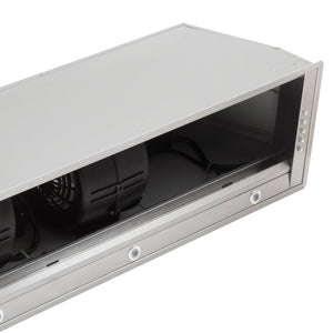 FORNO Frassanito 60" 1,200 CFM Recessed Range Hood with Baffle Filters, FRHRE5346-60