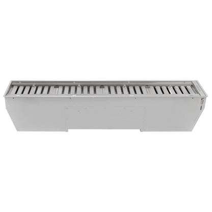 FORNO Frassanito 60" 1,200 CFM Recessed Range Hood with Baffle Filters, FRHRE5346-60