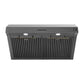 Forno Espresso Package - 30" Electric Range, Range Hood, Refrigerator and Dishwasher in Black with Antique Brass Handles