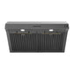 Forno Espresso Package - 30" Electric Range and Range Hood in Black with Antique Brass Handles, FBDL-002-02US