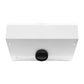 FORNO Espresso Bari 30" 400 CFM Under Cabinet Range Hood in White with Silver Handles, FRHUC5255-30WHT