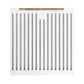 Forno Espresso Package - 30" Electric Range, Range Hood and Refrigerator in White with Antique Brass Handles