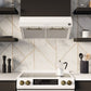Forno Espresso Package - 30" Electric Range, Range Hood, Refrigerator and Dishwasher in White with Silver Handles, FBDL-006-03US