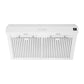 Forno Espresso Package - 30" Electric Range and Range Hood in White with Silver Handles, FBDL-002-03US