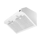 Forno Espresso Package - 30" Electric Range, Range Hood, Refrigerator and Dishwasher in White with Antique Brass Handles