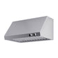 FORNO Biagio 36'' 600 CFM Wall Mount Range Hood in Stainless Steel, FRHWM5009-36