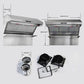 Forno Appliance Package - 48" Gas Range, 48" Range Hood, Dishwasher, 48" Refrigerator, Microwave Drawer, Wine Cooler, AP-FFSGS6244-48-14