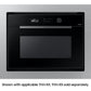 Samsung MC12DB8700CK 1.2 cu. ft. Countertop Microwave with Power Convection in Black Glass