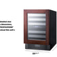 Summit SWC532BLBISTPNRLHD 24" Wide Built-in Wine Cellar (panel Not Included)